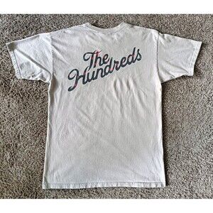 The Hundreds T-Shirt Men's Medium Tan Graphic Print Short Sleeve